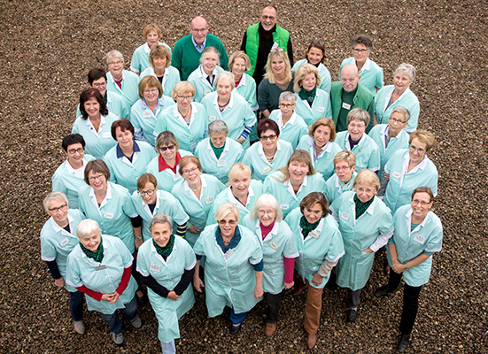 Das Team der Grünen Damen und Herren am Klinikum Lüneburg